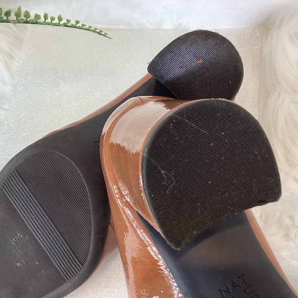 NATURALIZER WYNRIE LOAFERS BLOCK HEEL TAWNY BROWN SZ 9 - Picture 12 of 13